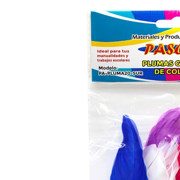 PLUMAS GRANDE PASCUA COL.SURT. PLUM20SUR BOL.C20 E24